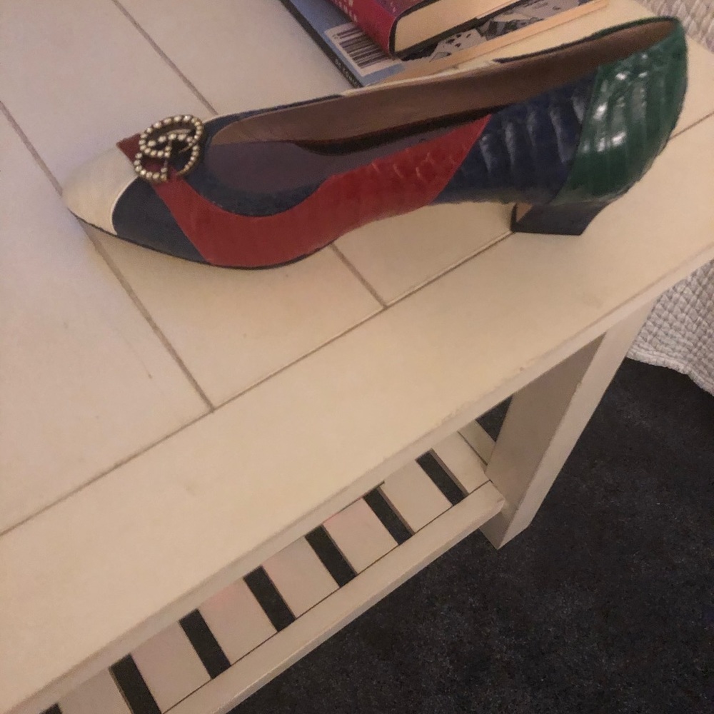 Gucci snakeskin G pumps NWT - Picture 3 of 7